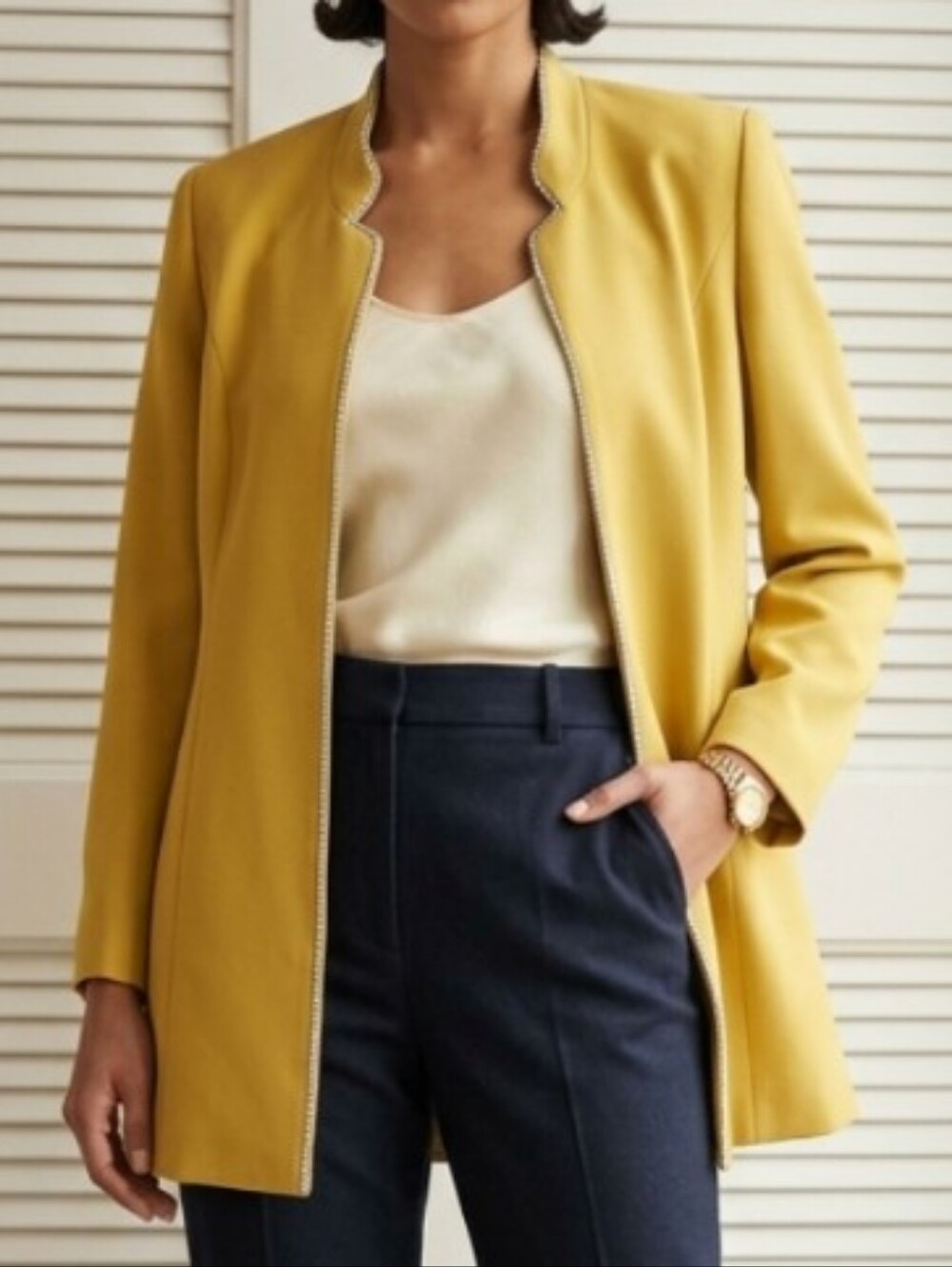 Night Studio New York Open Front Vintage Blazer/Jacket Size L